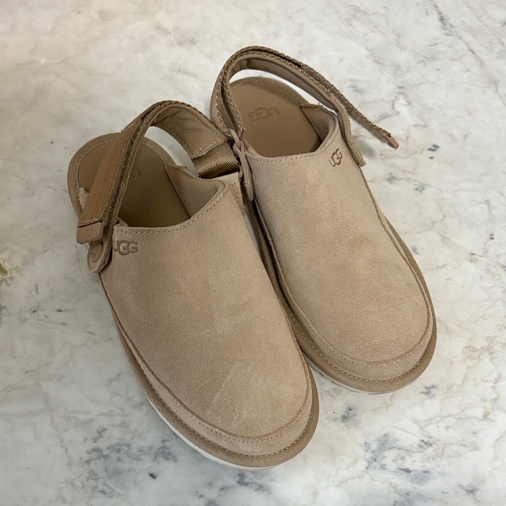 Gently Used Youth UGG Beige Slip-On Shoes